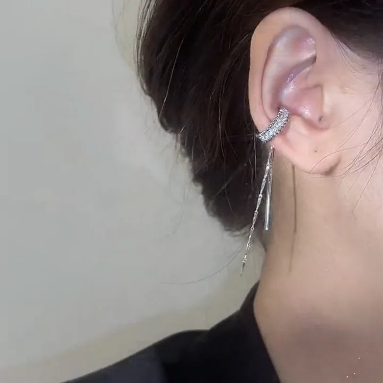 Elegant Ear Cuff No Piercing – Sparkling Zircon Clip On Earrings | Fashion Jewelry in Multiple Designs