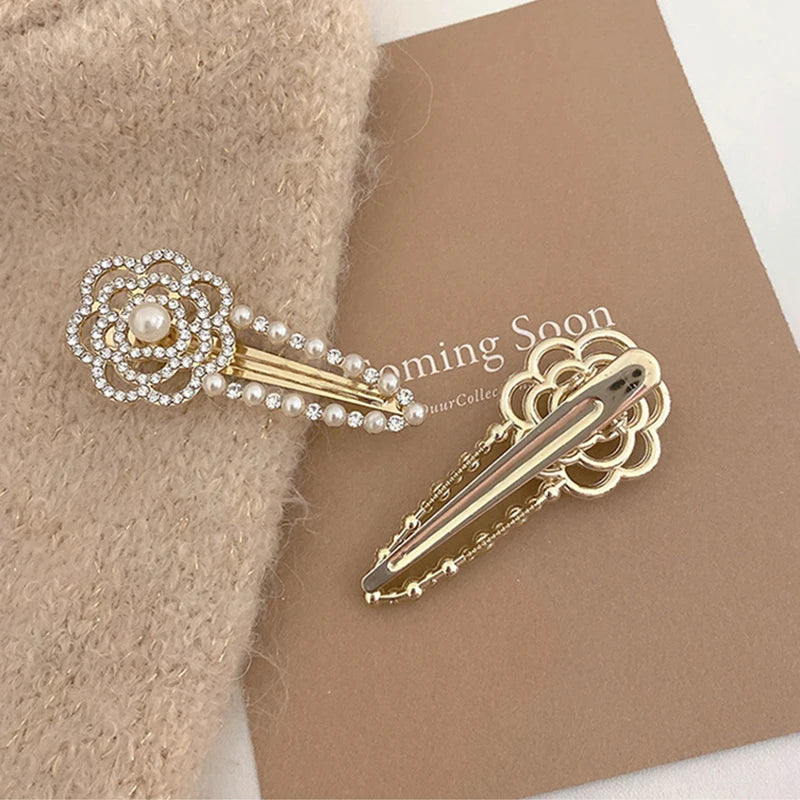 Crystal & Pearl Hair Clip