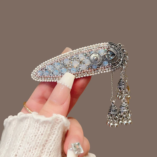 Luxury Bohemian Hair Accessory – Crystal Embellished Hair Pin