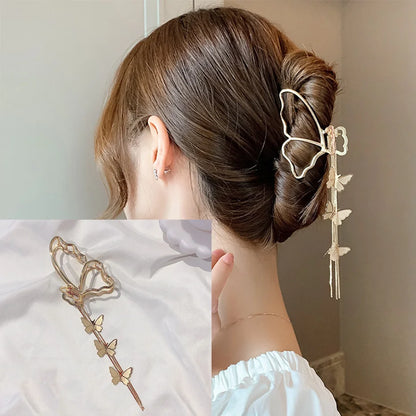 Luxury Metal Hair Claw Clips – Elegant Hair Accessories for Women in Various Designs