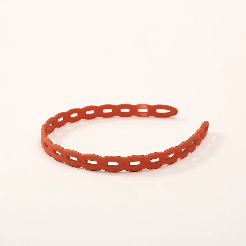 Elegant Matte Resin Hairband – Anti-Slip Hair Accessory for Women