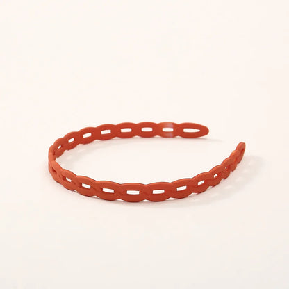 Elegant Matte Resin Hairband – Anti-Slip Hair Accessory for Women