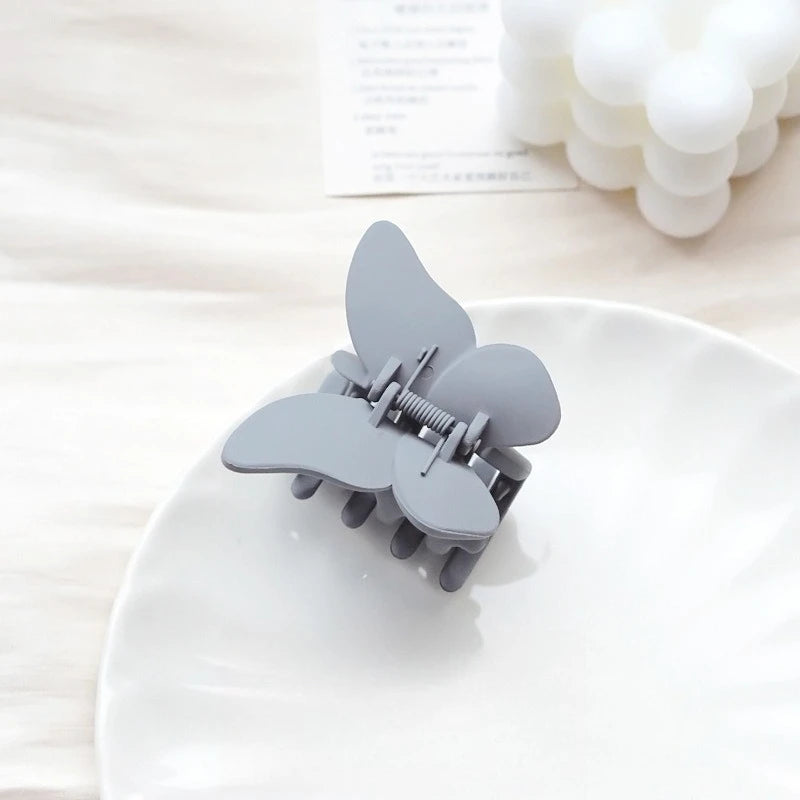 Butterfly Matte Hair Claw – Soft Frosted Butterfly Clip for Women | Cute Hair Accessory
