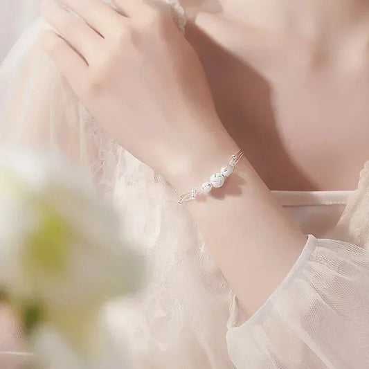 Elegant 925 Sterling Silver Bracelet — Lightweight and Comfortable for Daily Wear