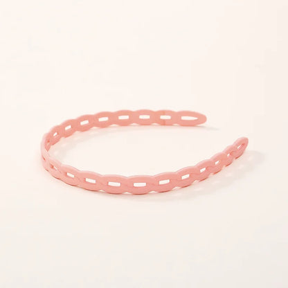 Elegant Matte Resin Hairband – Anti-Slip Hair Accessory for Women