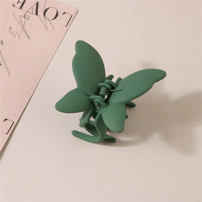 Butterfly Matte Hair Claw – Soft Frosted Butterfly Clip for Women | Cute Hair Accessory