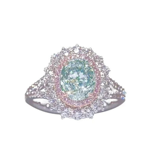 Elegant Silver Zircon Rings - Multicolor Stones, Ideal for Engagement, Wedding & Special Occasions