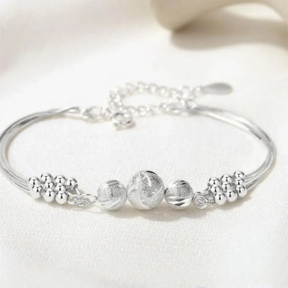 Elegant 925 Sterling Silver Bracelet — Lightweight and Comfortable for Daily Wear