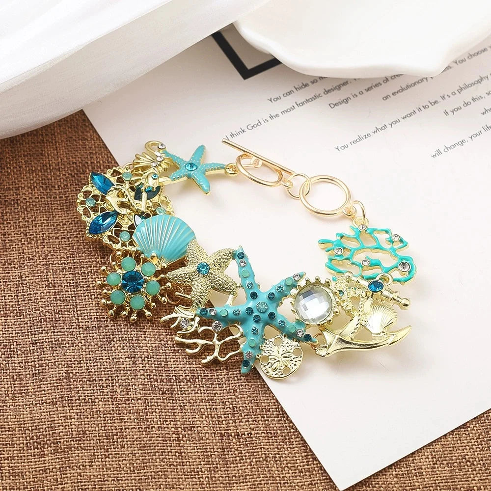 Seaside Elegance Set – Necklace, Earrings & Bracelet