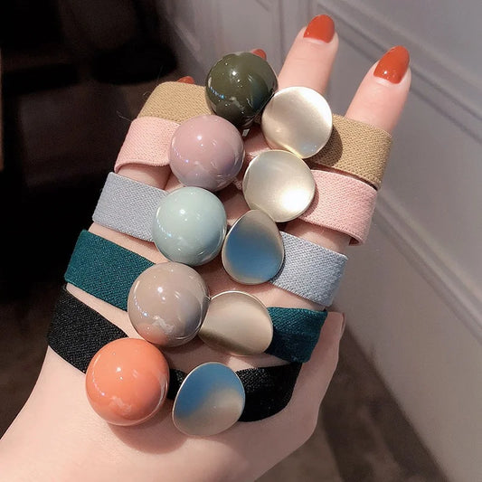 Charming Hair Tie – Stylish Elastic Hair Accessory for Women & Girls