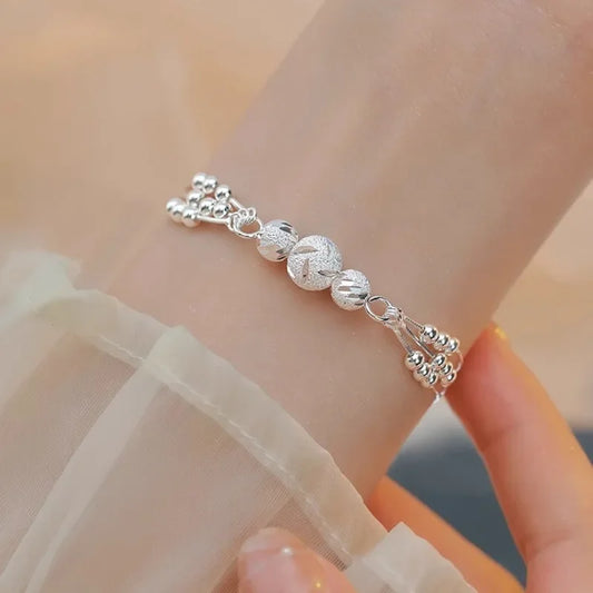 Elegant 925 Sterling Silver Bracelet — Lightweight and Comfortable for Daily Wear