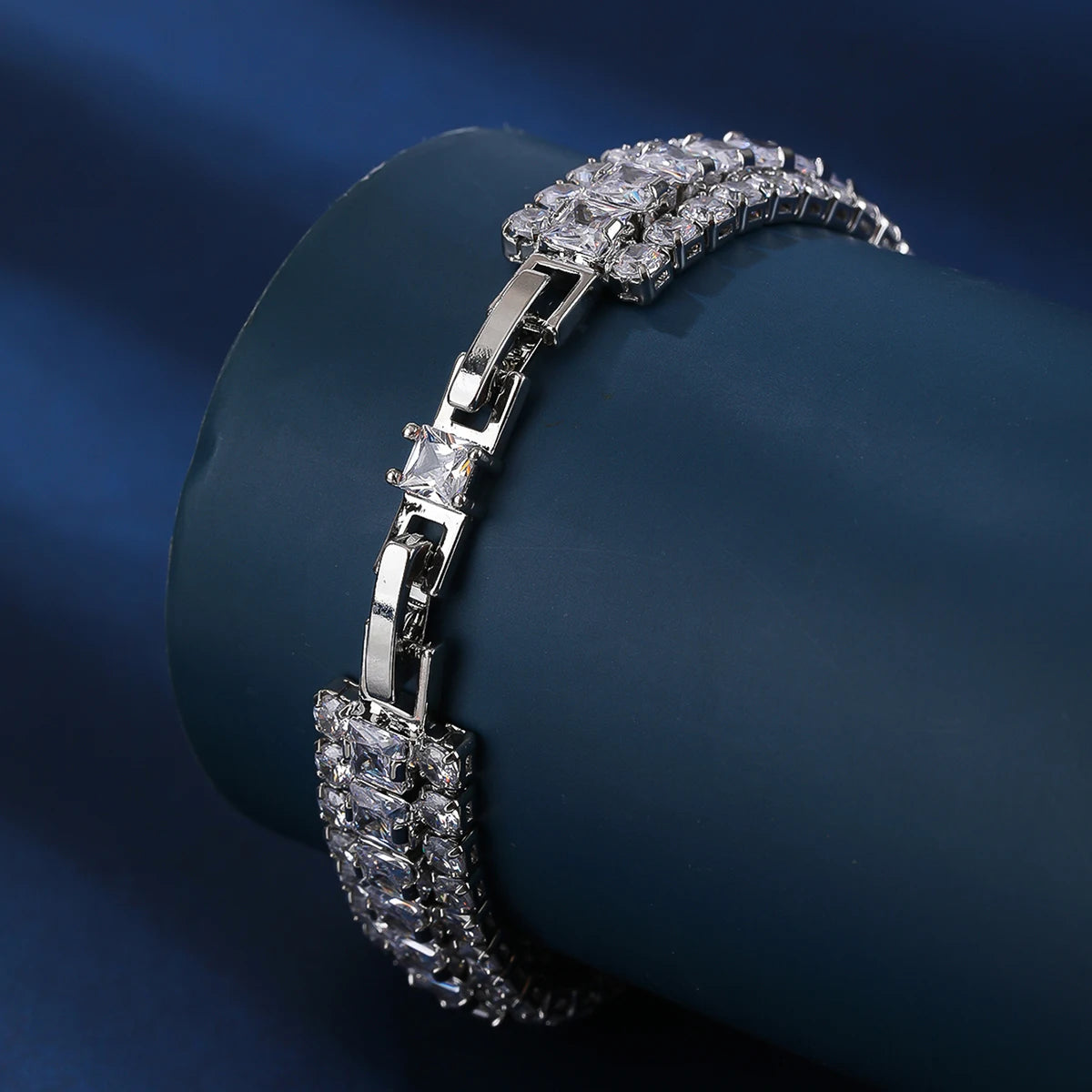 Luxury Double Row Zircon Bracelet – Sparkling Elegance for Every Occasion