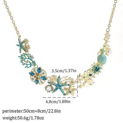 Seaside Elegance Set – Necklace, Earrings & Bracelet