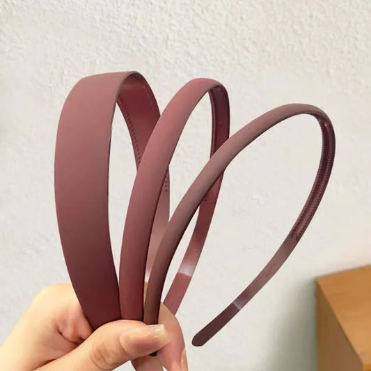Multi-Style Resin Headbands Set – Stylish Hair Accessory for Women | Lightweight Matte Hair Bands
