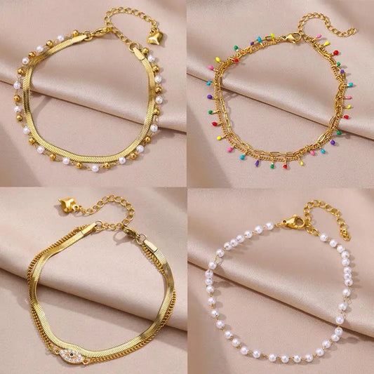 Trendy Colorful Anklets – Elegant Designs for a Fresh Look