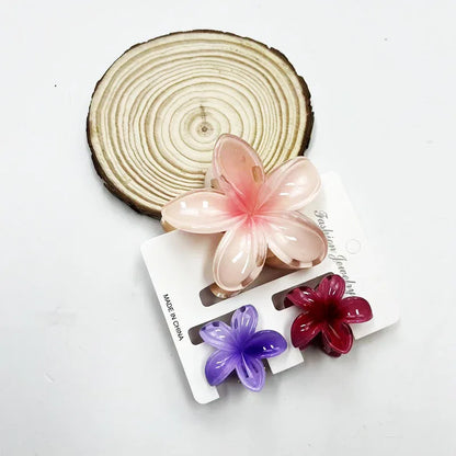 3pcs Pastel Flower Hair Accessories – Soft & Feminine Look