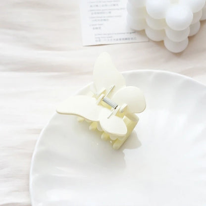 Butterfly Matte Hair Claw – Soft Frosted Butterfly Clip for Women | Cute Hair Accessory