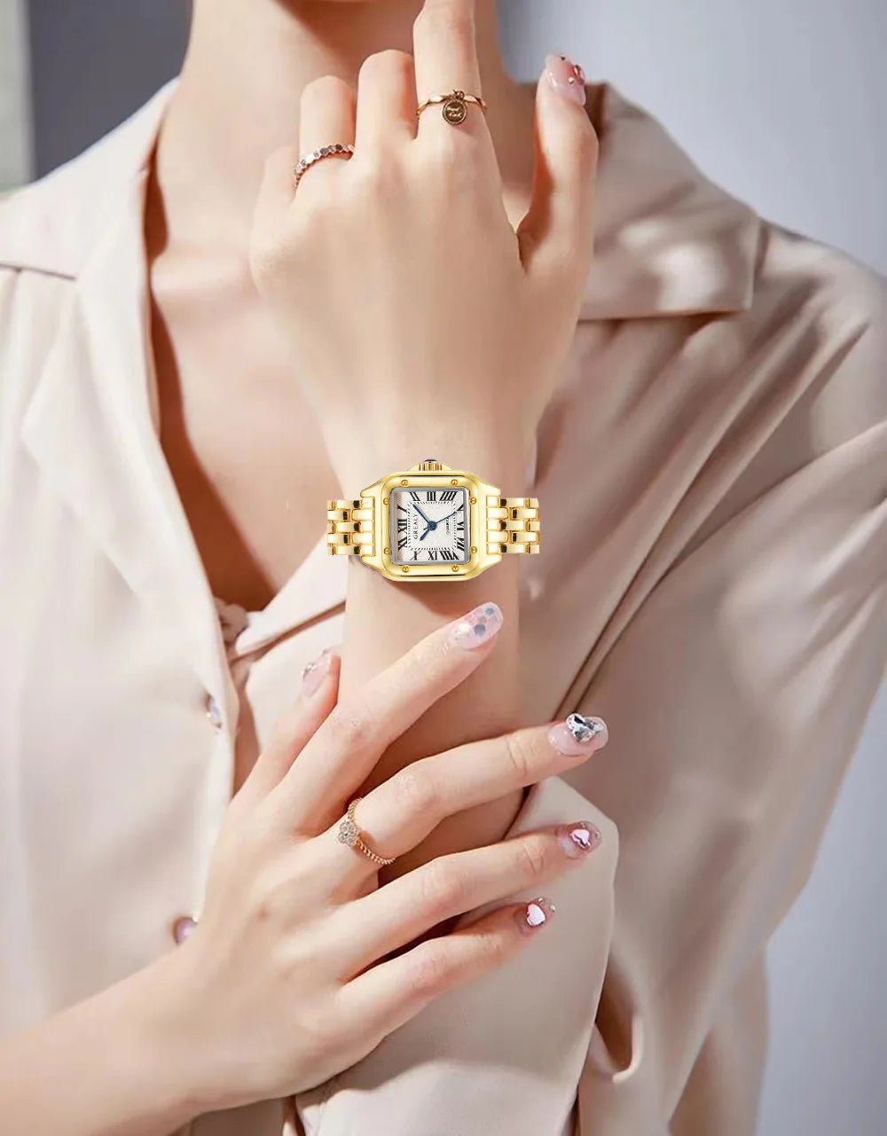 Luxury Women's Watch – Stainless Steel Quartz Dress Watch