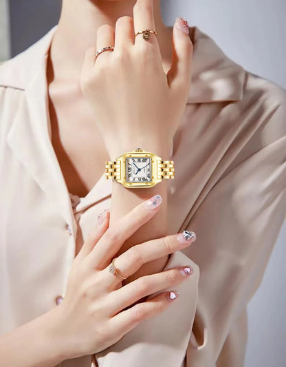 Luxury Women's Watch – Stainless Steel Quartz Dress Watch