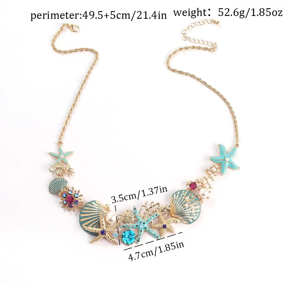 Seaside Elegance Set – Necklace, Earrings & Bracelet