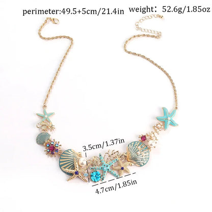 Seaside Elegance Set – Necklace, Earrings & Bracelet