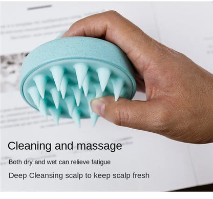 Silicone Scalp Massager & Shampoo Brush