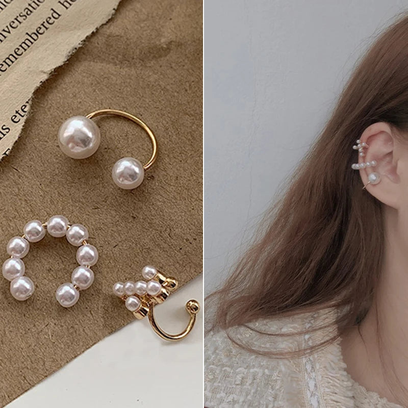 Elegant Ear Cuff No Piercing – Sparkling Zircon Clip On Earrings | Fashion Jewelry in Multiple Designs