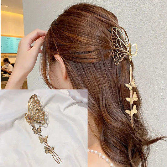 Luxury Metal Hair Claw Clips – Elegant Hair Accessories for Women in Various Designs