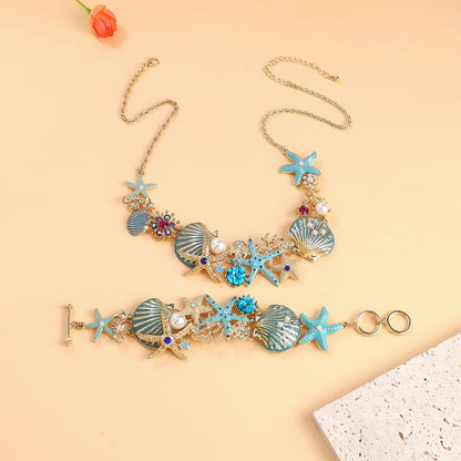 Seaside Elegance Set – Necklace, Earrings & Bracelet