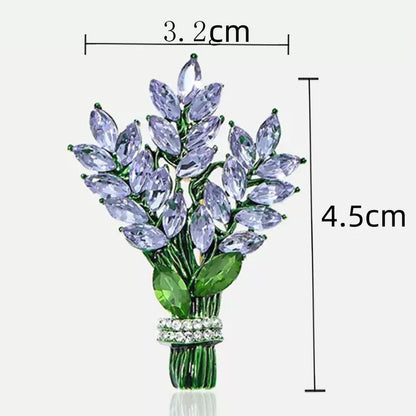 Luxury Crystal Bow Brooch – Elegant Ribbon Pin for a Refined Look