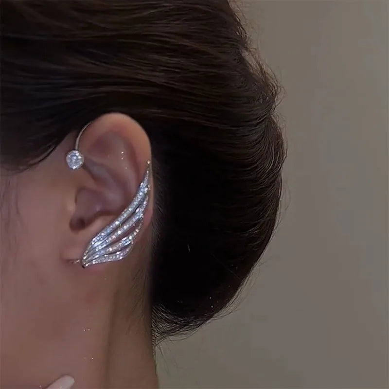 Elegant Ear Cuff No Piercing – Sparkling Zircon Clip On Earrings | Fashion Jewelry in Multiple Designs