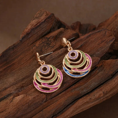 Multicolor Statement Jewelry Set – Necklace & Earrings