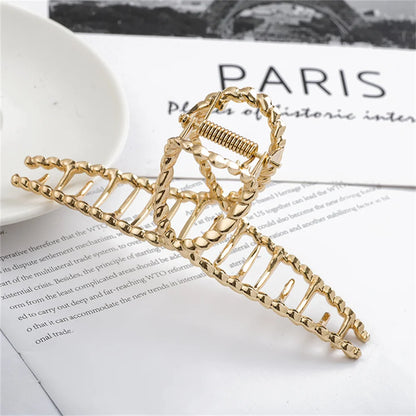 Luxury Metal Hair Claw Clips – Elegant Hair Accessories for Women in Various Designs