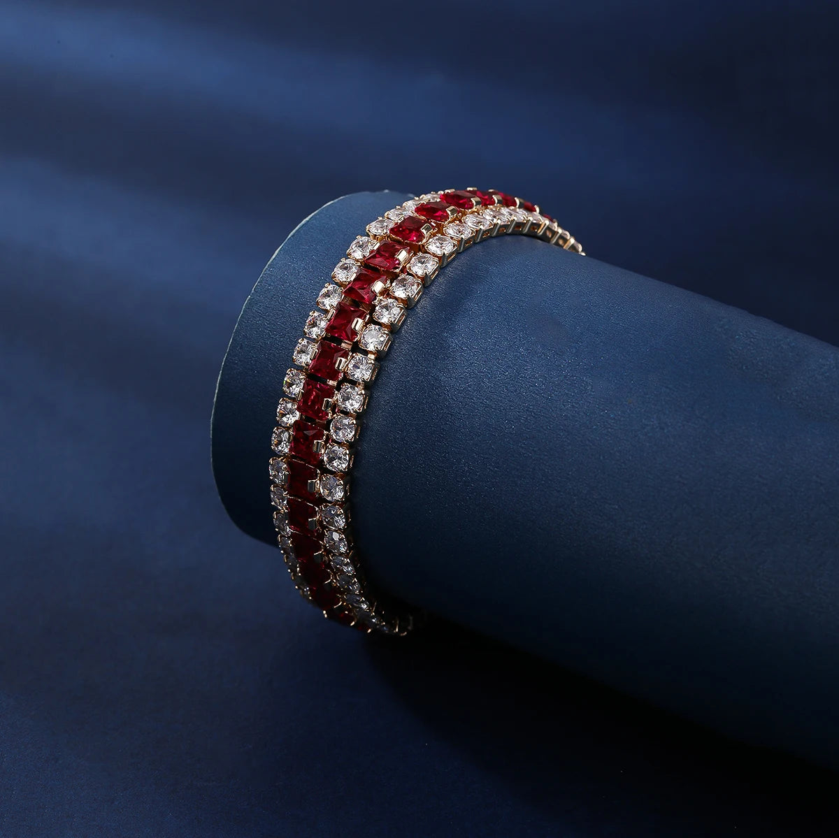 Luxury Double Row Zircon Bracelet – Sparkling Elegance for Every Occasion
