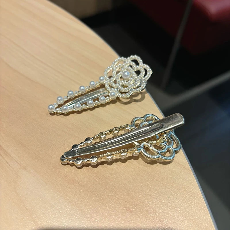 Crystal & Pearl Hair Clip