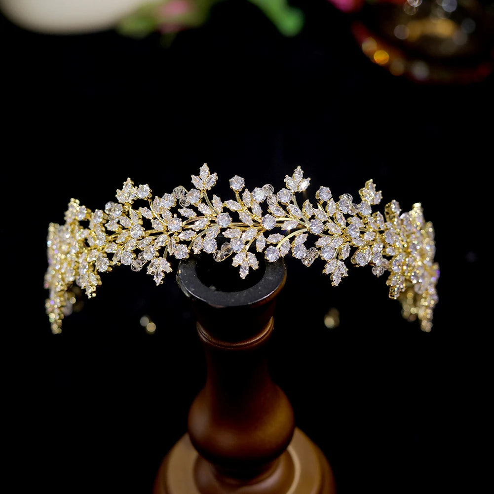 Luxury Crystal Bridal Crown – Elegant Wedding Tiara