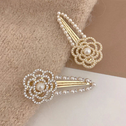 Crystal & Pearl Hair Clip