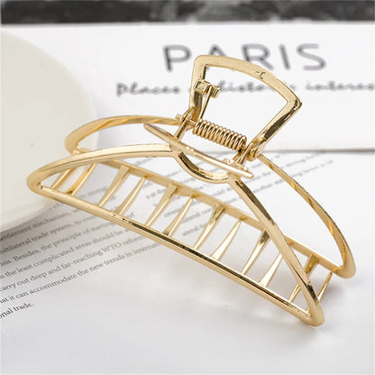 Luxury Metal Hair Claw Clips – Elegant Hair Accessories for Women in Various Designs