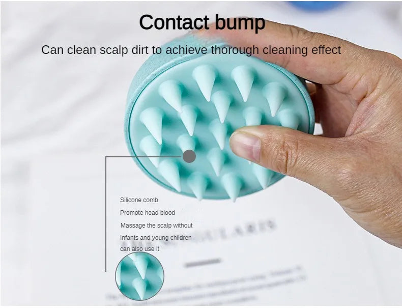 Silicone Scalp Massager & Shampoo Brush