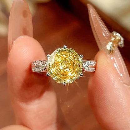 Yellow Zircon Jewelry Set – Luxury Collection
