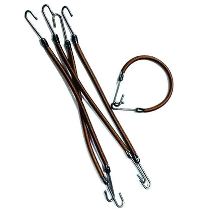10 /20/30Pieces Double Hook Elastic Hair Bands – Strong Hold & Stylish Ponytail Accessory