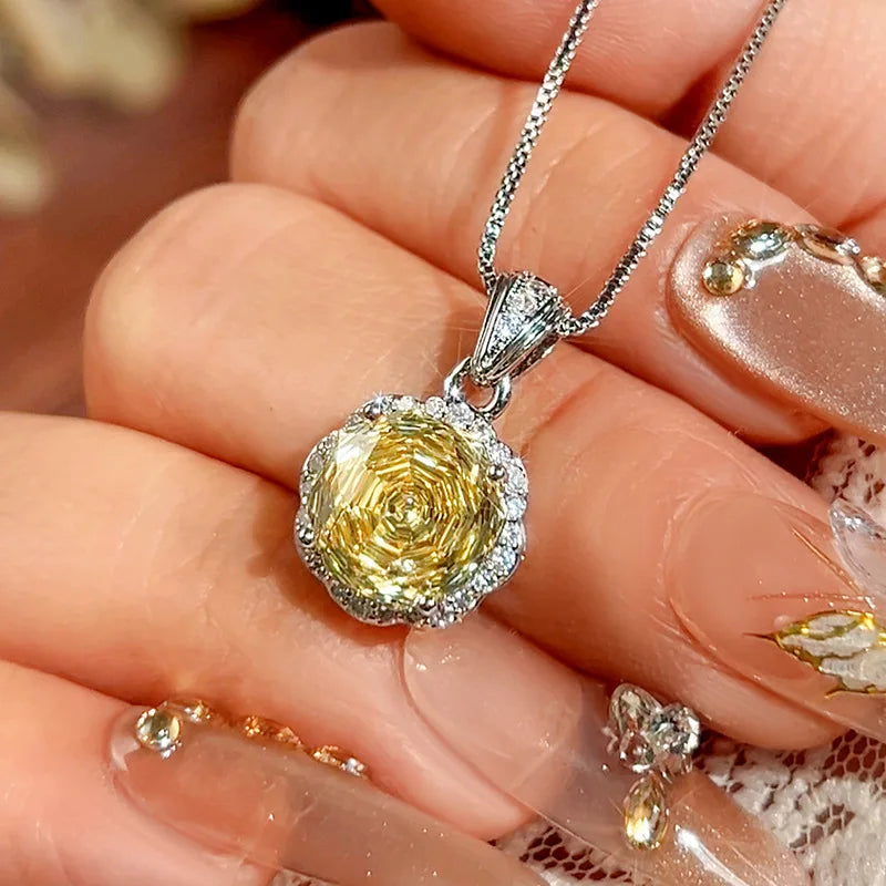 Yellow Zircon Jewelry Set – Luxury Collection