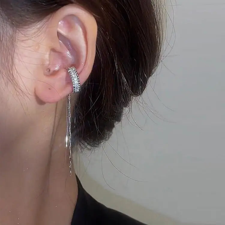 Elegant Ear Cuff No Piercing – Sparkling Zircon Clip On Earrings | Fashion Jewelry in Multiple Designs