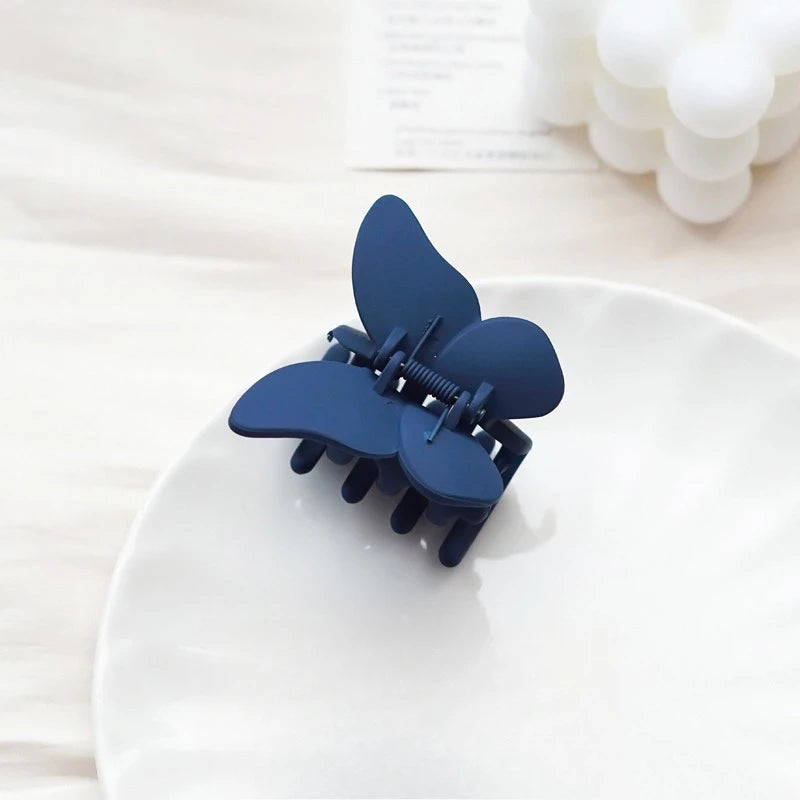Butterfly Matte Hair Claw – Soft Frosted Butterfly Clip for Women | Cute Hair Accessory