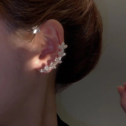 Elegant Ear Cuff No Piercing – Sparkling Zircon Clip On Earrings | Fashion Jewelry in Multiple Designs