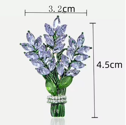 Luxury Crystal Bow Brooch – Elegant Ribbon Pin for a Refined Look