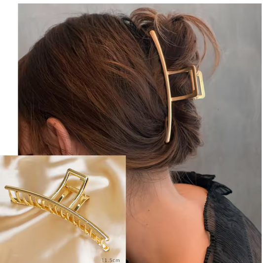 Luxury Metal Hair Claw Clips – Elegant Hair Accessories for Women in Various Designs