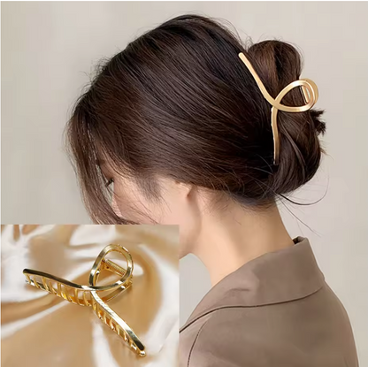 Luxury Metal Hair Claw Clips – Elegant Hair Accessories for Women in Various Designs