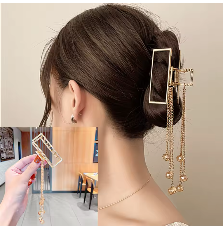 Luxury Metal Hair Claw Clips – Elegant Hair Accessories for Women in Various Designs
