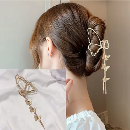 Luxury Metal Hair Claw Clips – Elegant Hair Accessories for Women in Various Designs